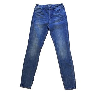 True Religion Halle Highrise Jeans Womens 26 Blue Super Skinny Stretch Denim
